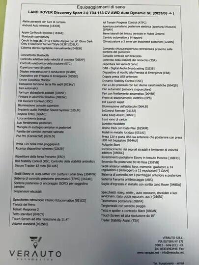 Land Rover Discovery Sport 2.0d Dynamic SE offerta T-Stock prezzo imperdibile