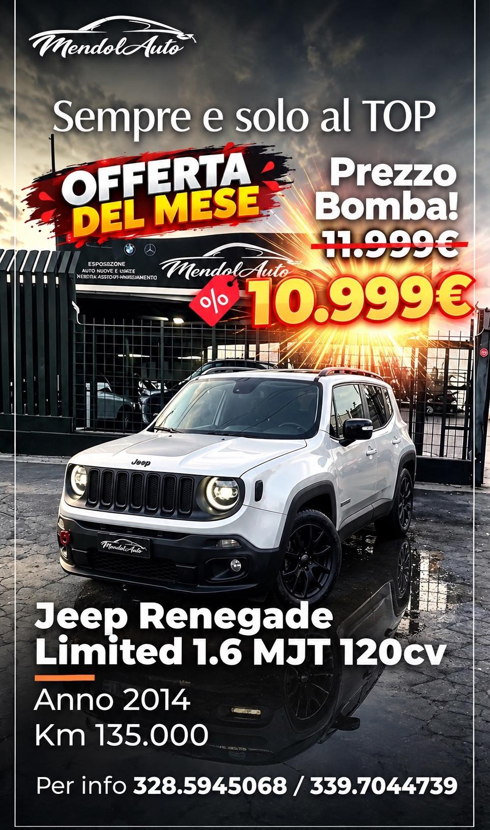 Jeep Renegade 1.6 Mjt 120 CV Limited
