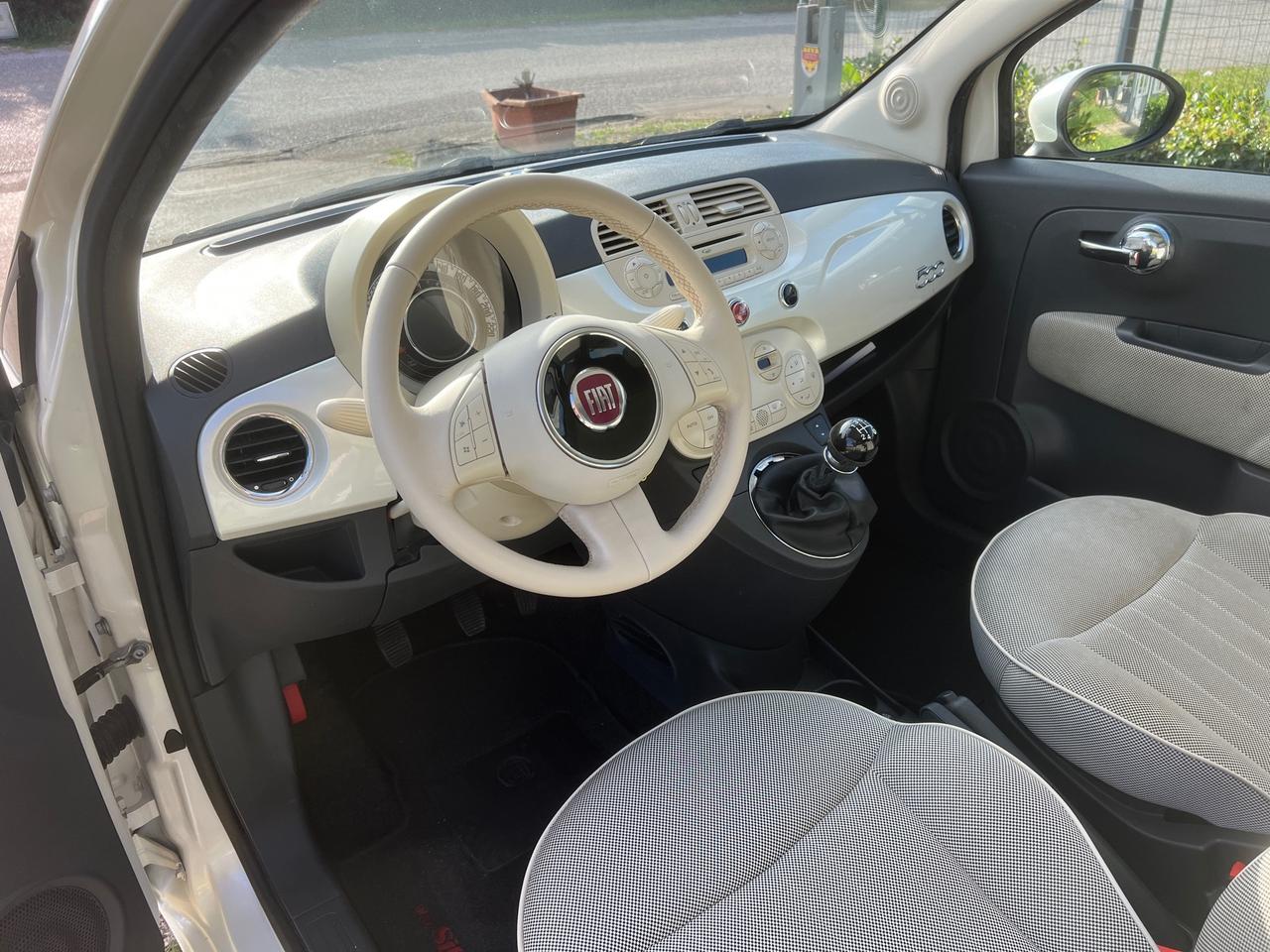 Fiat 500 1.2 69CV Lounge-2010"BIANCO PERLA"