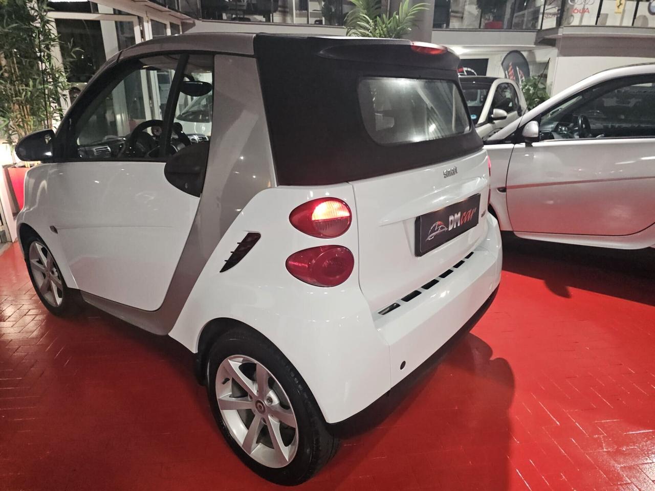 SMART PASSION FORTWO CABRIO 1000 MHD 71CV ETTO OK NEOPATENTATI CAMBIO AUTOMATICO PALETTE AL VOLANTE