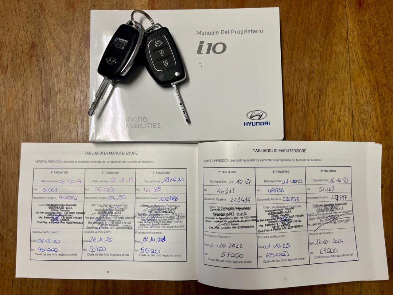 Hyundai i10 1.0benz 2015 64.000km cambio automatico perfetta