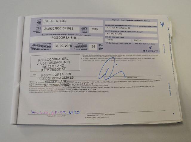 MASERATI Ghibli V6 Diesel Km 29.000 -Tetto-Pelle Beige-Iva Esp