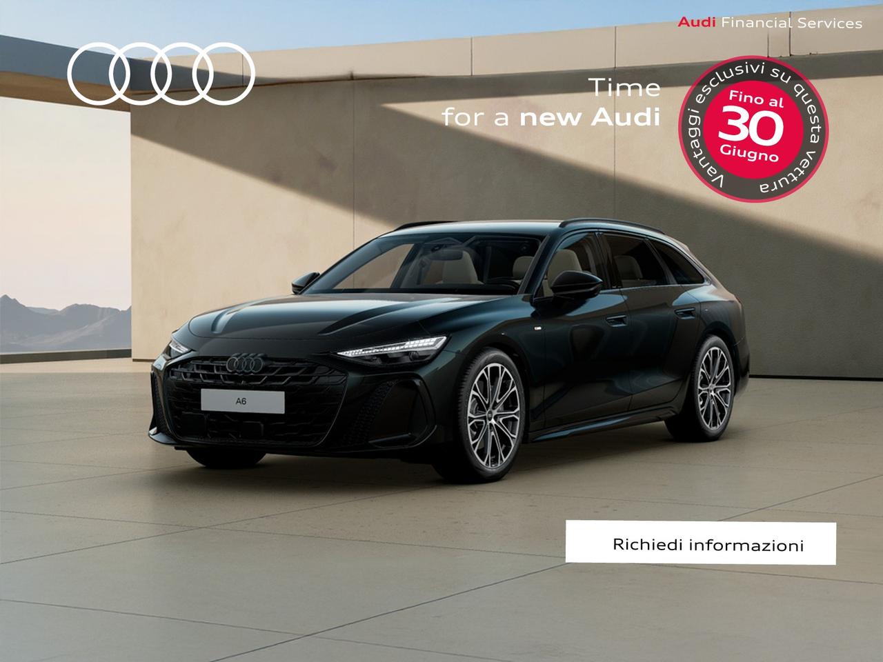 Audi A6 avant 2.0 tdi mhev + s line edition quattro 204cv s-tronic