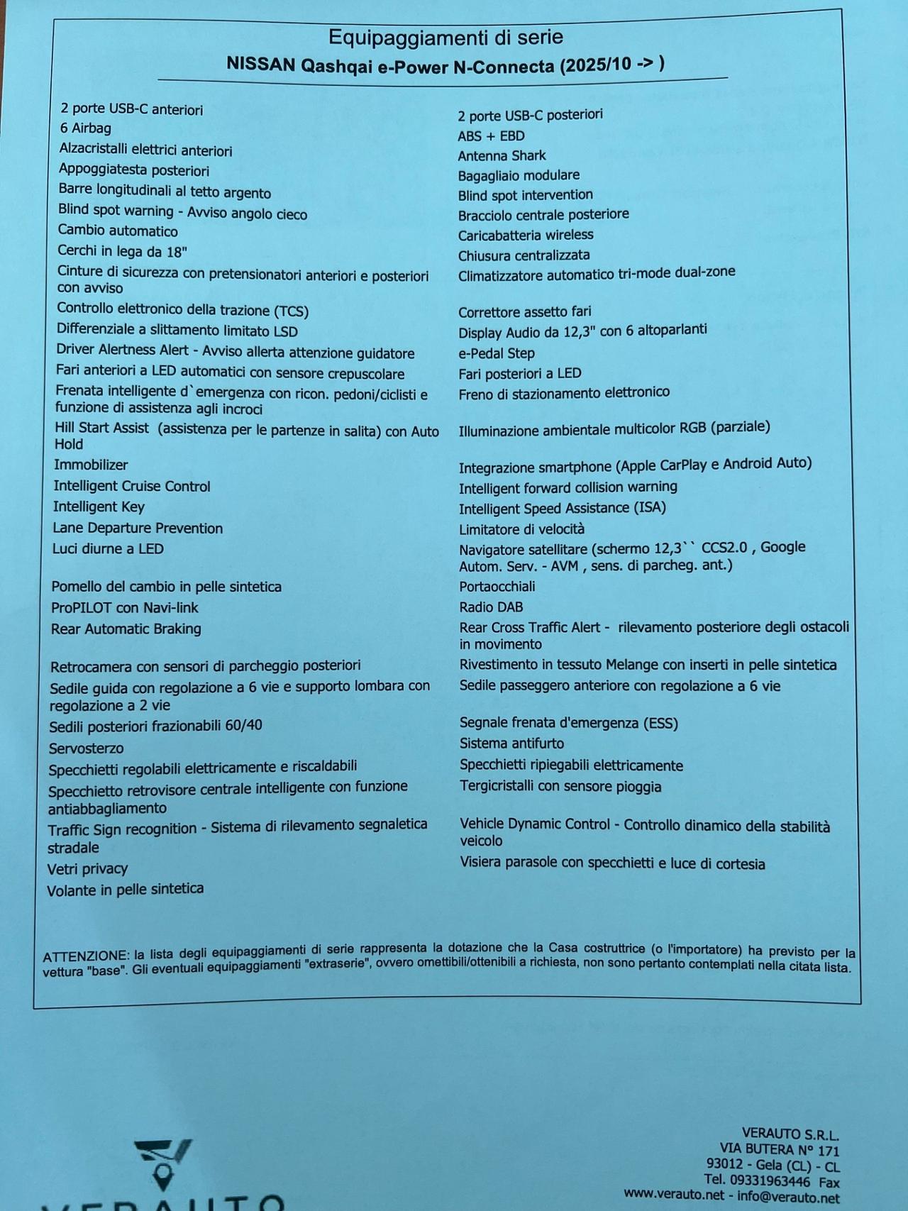 Nissan Qashqai epower NConnecta possibilità noleggio noscoring