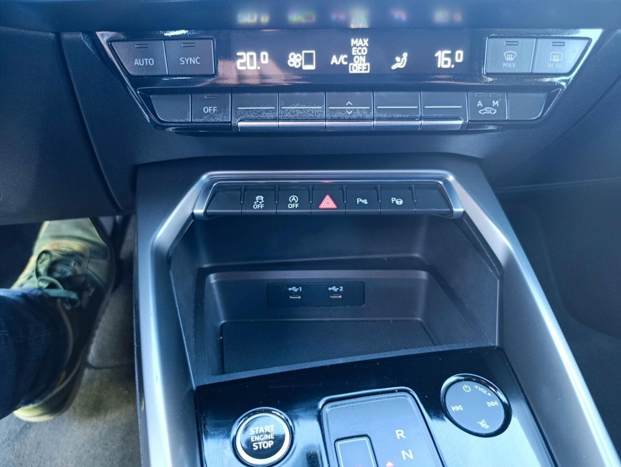 AUDI A3 35 2.0 TDI 150cv 11/2020 COCKPIT/LED/SENSORI ANT/POST