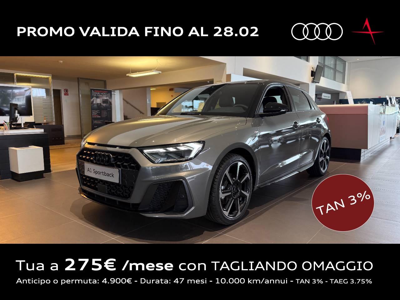AUDI Audi A1 Sportback Identity Black 30 TFSI 85(116) kW(CV) S tronic