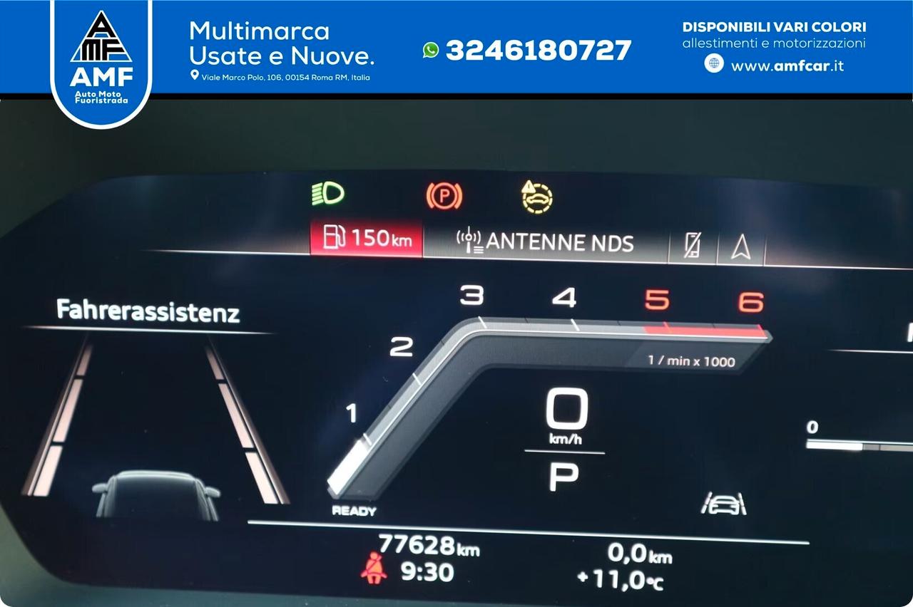 Audi A3 Sportback 35 2.0 TDI S line +Matrix+Navi+VC