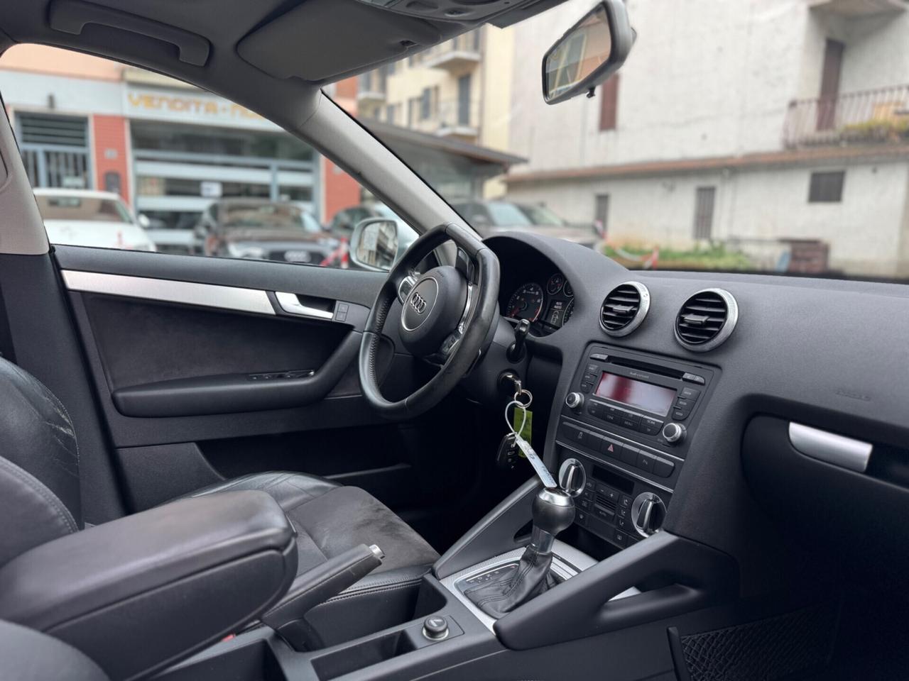 Audi A3 SPB 2.0 16V TFSI quattro S tronic S-line - CON TETTO APRIBILE - FULL OPTIONAL