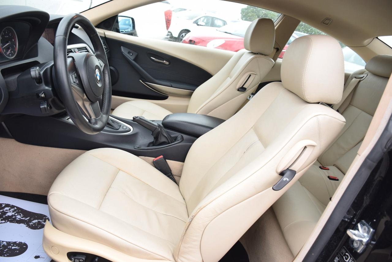 Bmw 630 SERIE 6 630i COUPE' AUTOM. NAV CRUISE SENSORI PELLE