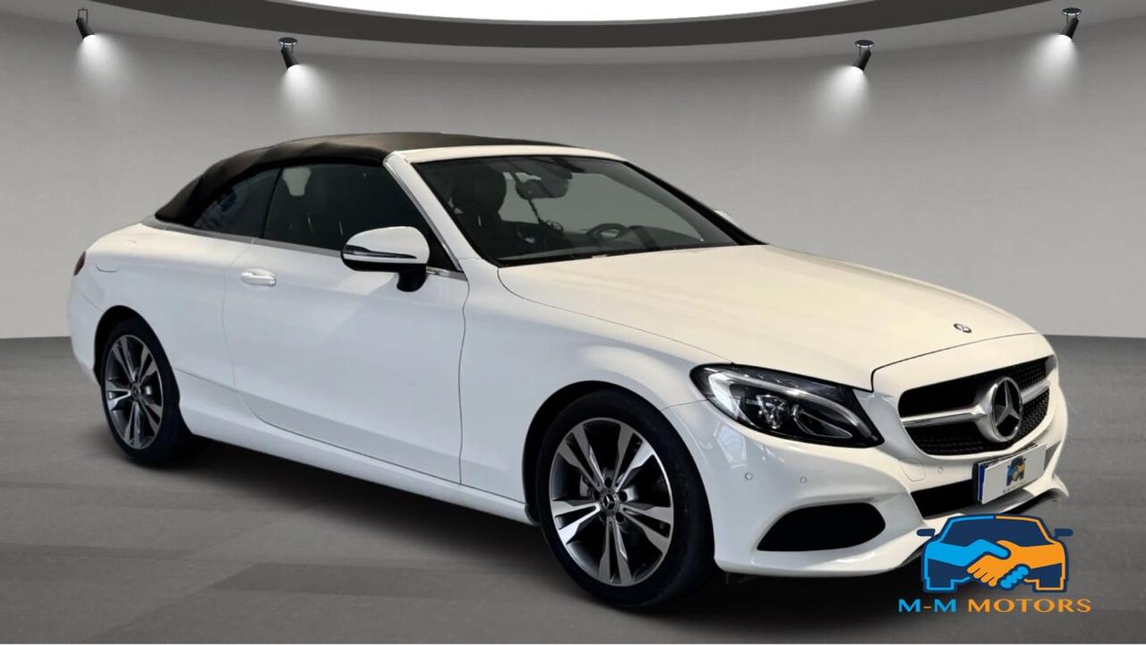 Mercedes C 220 D Sport 9G-Tronic Plus Cabrio TAGLIANDI MERC