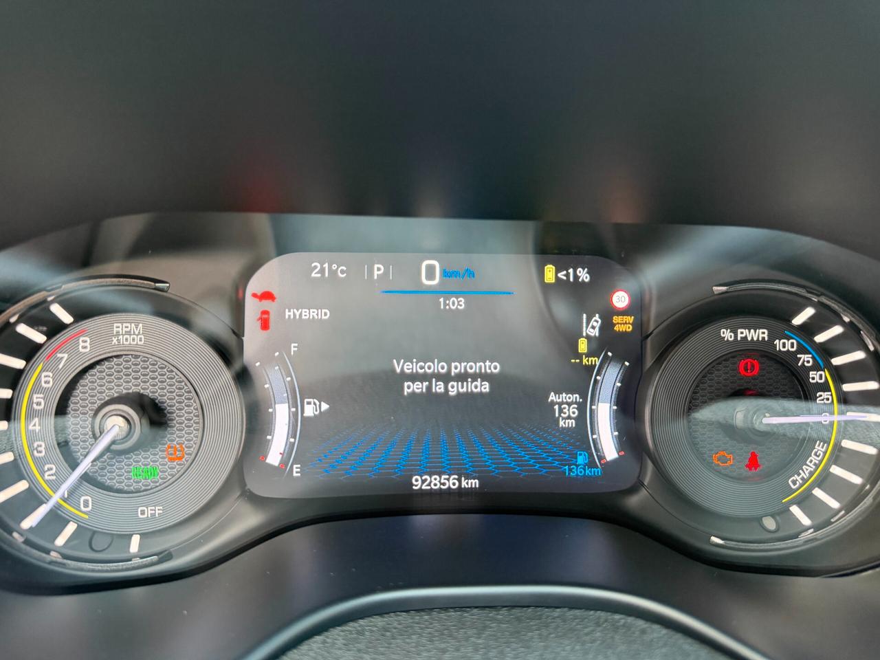 Jeep Compass 2022 1.3 Turbo T4 190 CV PHEV AT6 4xe LONGITUDE