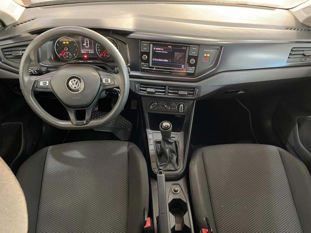 VOLKSWAGEN POLO VI 1.0 65CV NEOPATENTATI 2018