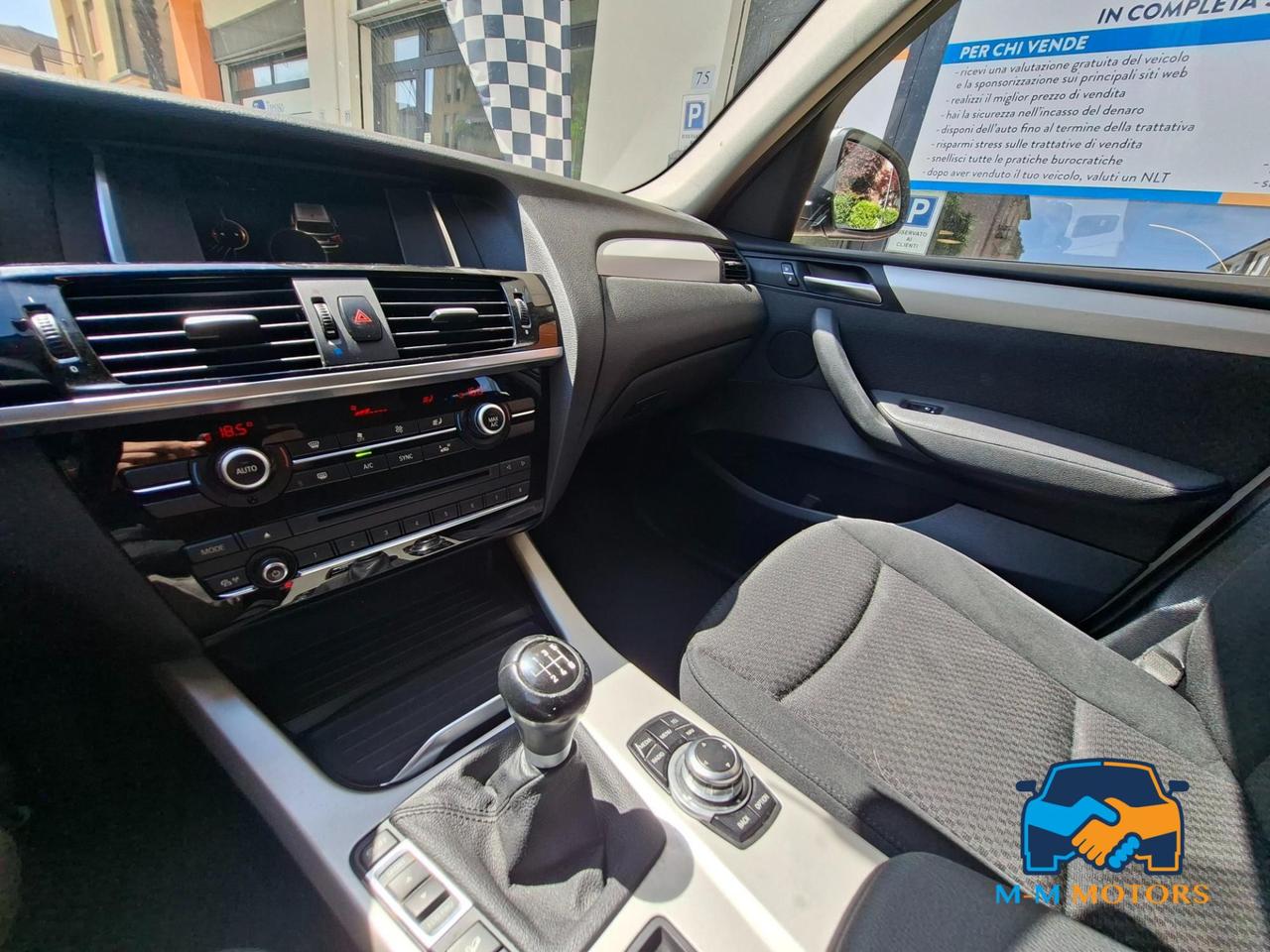 BMW X3 xdrive20d manuale