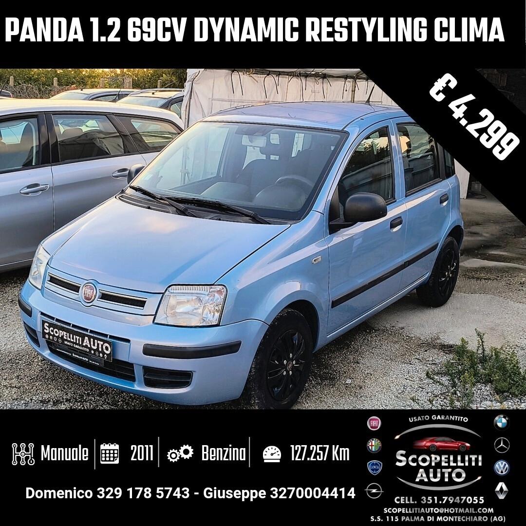 Fiat Panda 1.2 restyling Dynamic clima