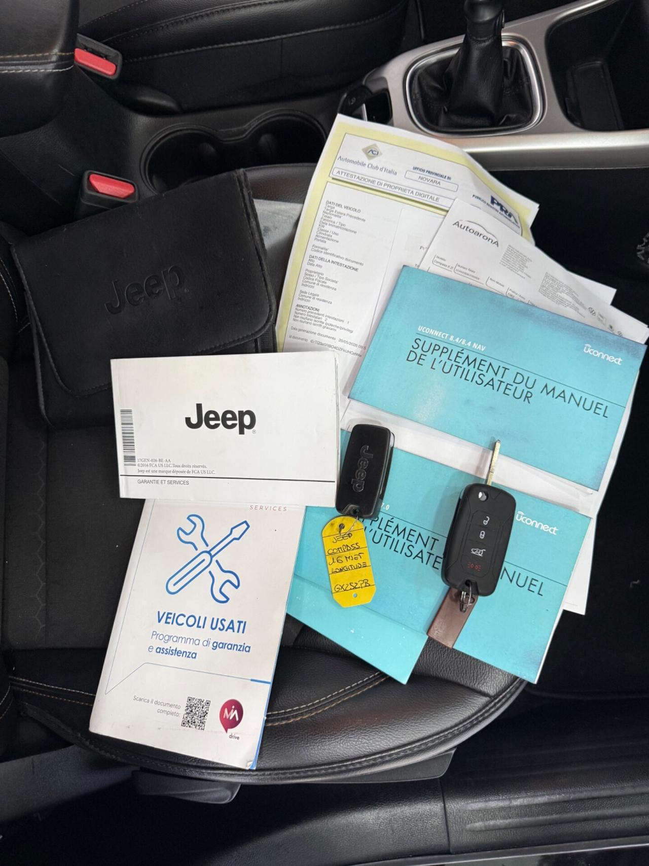 Jeep Compass 1.6 Multijet II 2WD Night Eagle