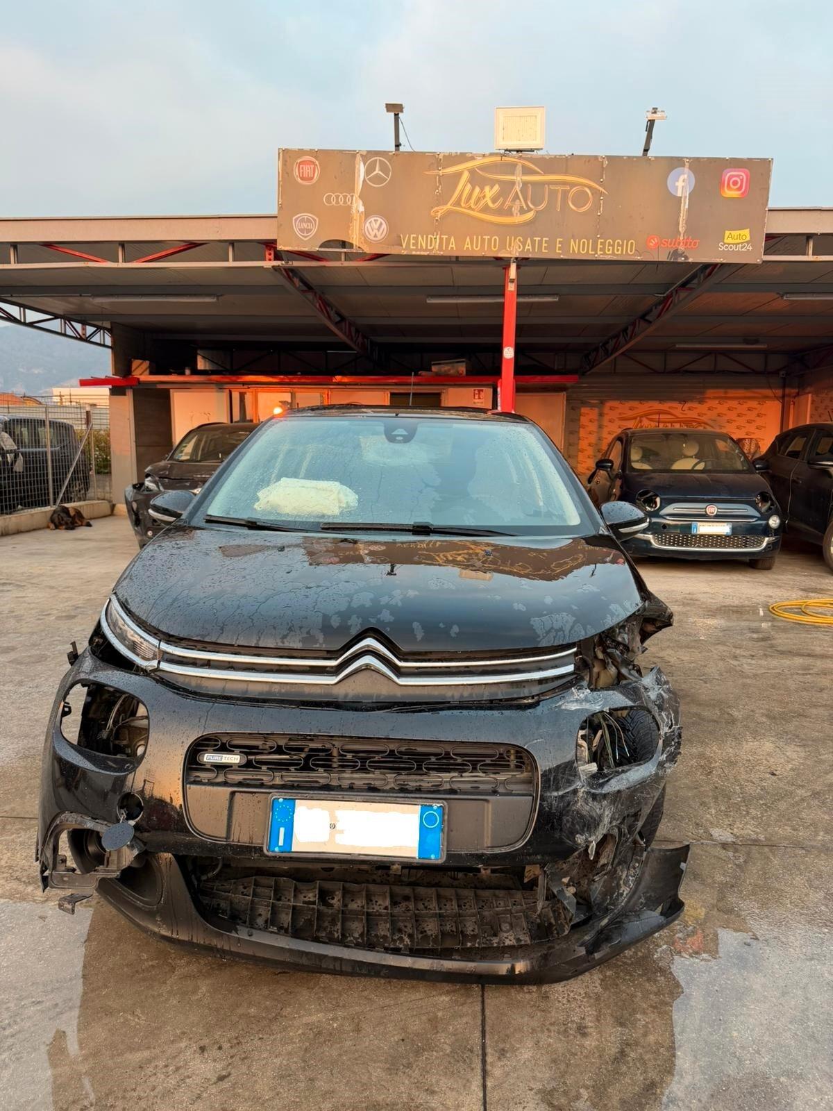 Citroen C3 1,2 sinistrato - 2020