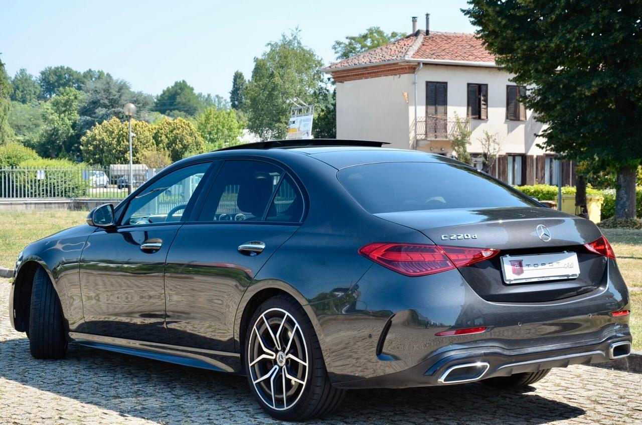 MERCEDES-BENZ C 220d MHEV PREMIUM PRO AMG LINE 200cv AUTO, UNICOPROPRIETARIO, EURO 6D, UFF ITALIANA, SERVICE UFF MERCEDES, TETTO, HI-FI BURMESTER, DIGITAL LIGHT, PERMUTE