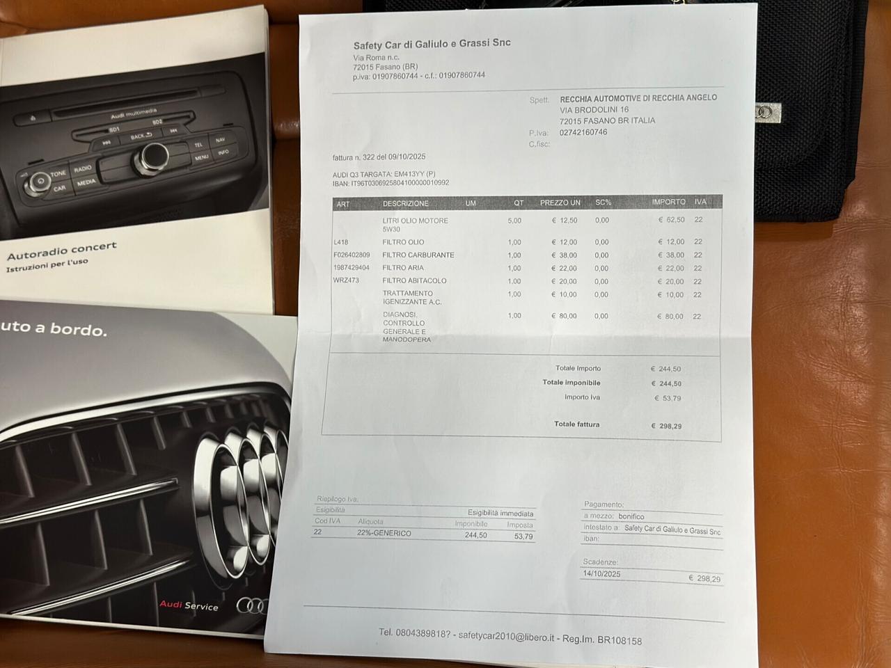 Audi Q3 2.0 tdi 177 CV s-line permute