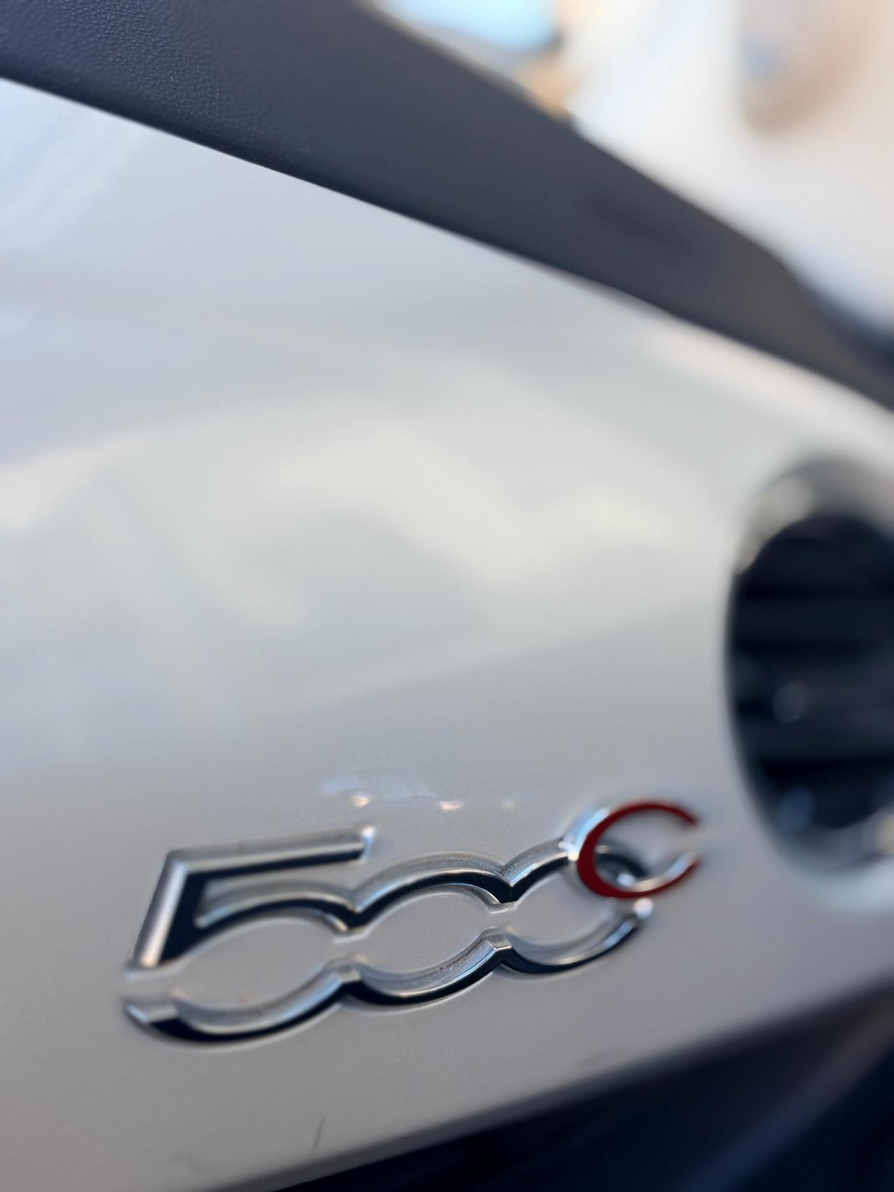 Fiat 500 1.2 CABRIO MODELLO Lounge 69cv ADATTA PER NEO PATENTATI,CON BLOCK SHAFT,USB,BLUETOOTH