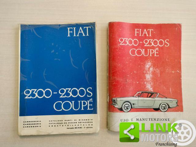 FIAT 2300 S COUPE' TARGA-ORO