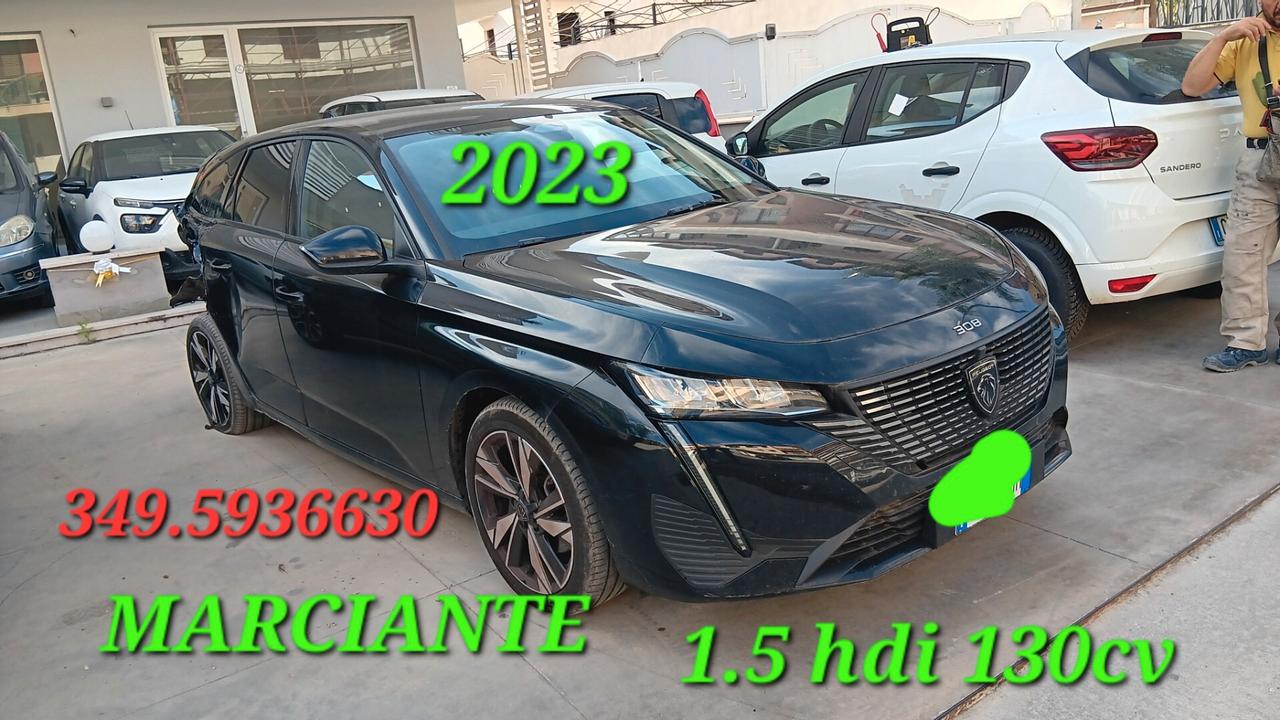 Peugeot 308 Allure incidentata sinistrata mondialcars 023