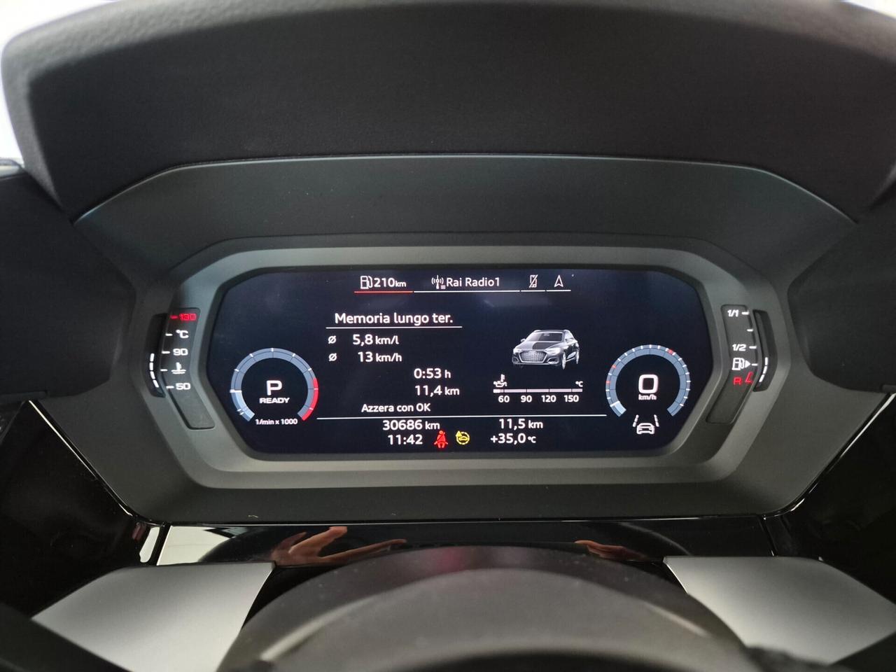 Audi A3 SPORTBACK 35 1.5 TFSI MHEV ADVANCED S-TRONIC AUTO UFFICIALE AUDI 1 PROPRIETARIO