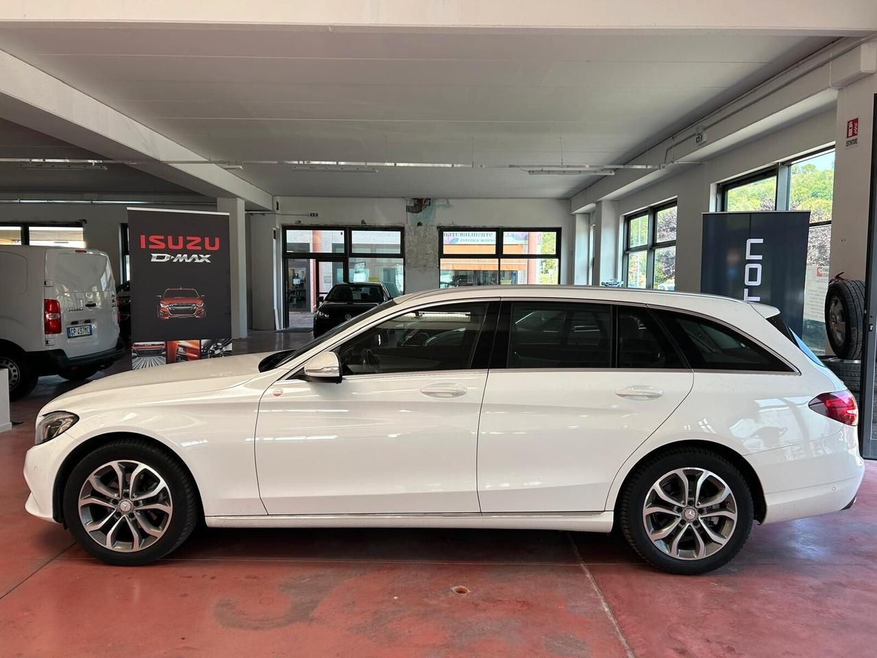 MERCEDES C200 serie 4 SW CAMBIO AUTOMATICO Diesel 1.6 CV 136 EURO6 X NEOPATENTATI Garanzia 12 mesi