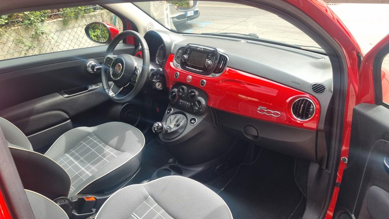 Fiat 500 lounge benzina 69 cv anno 2018 km 57000