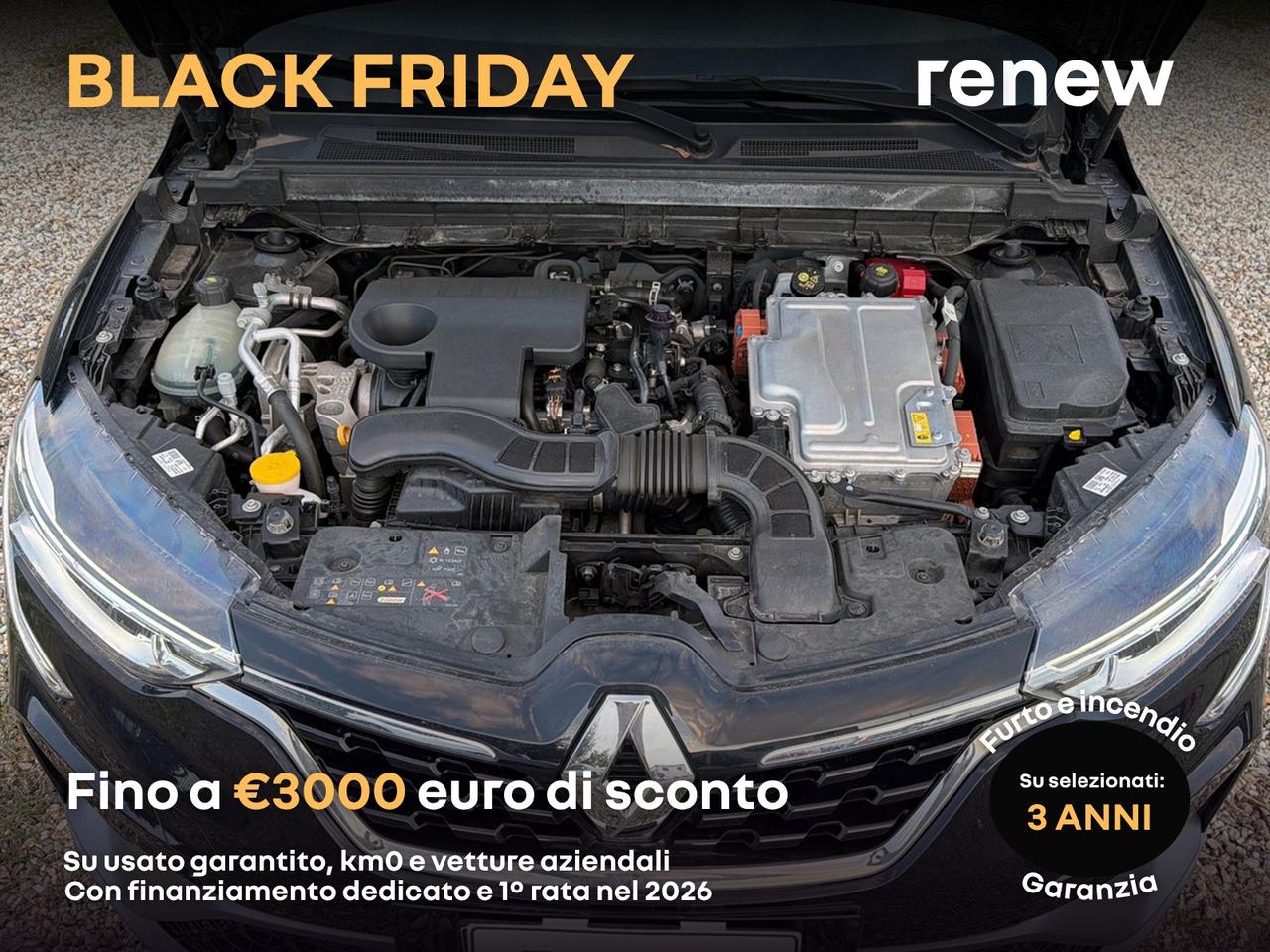 Renault Arkana 1.6 e-tech full hybrid r.s. line 145cv