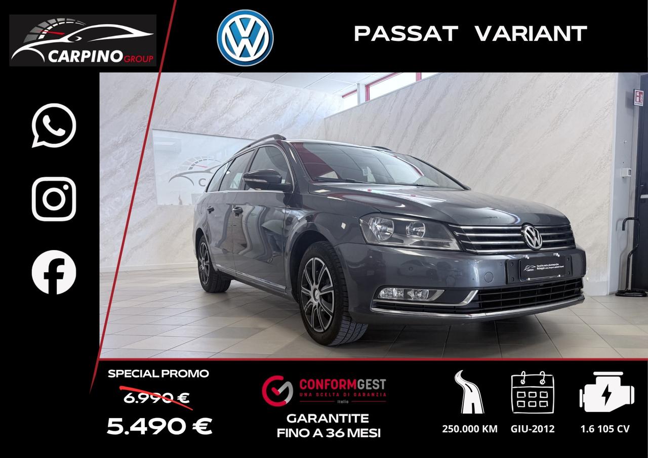 Volkswagen Passat Var. 1.6 TDI Comfortline BM.Tech.