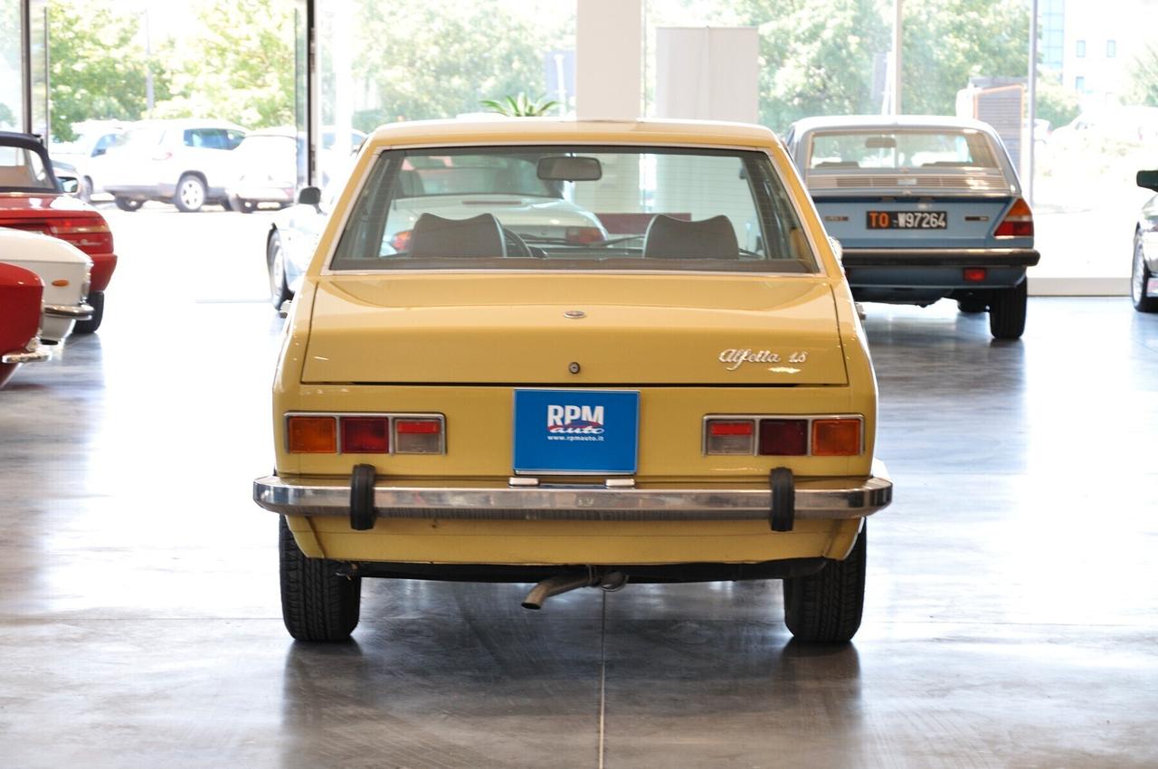 Alfa Romeo Alfetta 1.8 Giallo Piper ASI