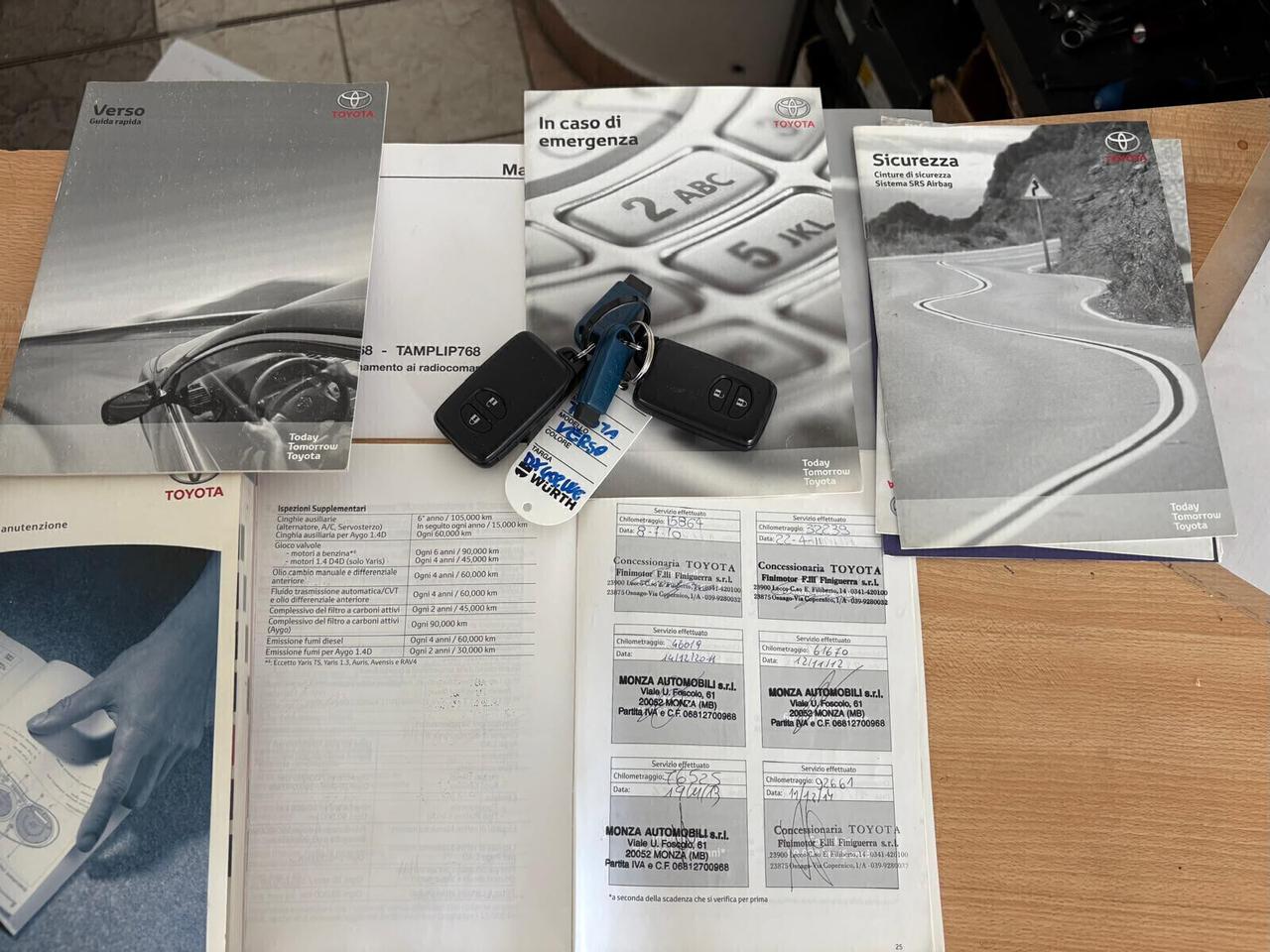 Toyota Verso 2.0 D Sol 7 posti