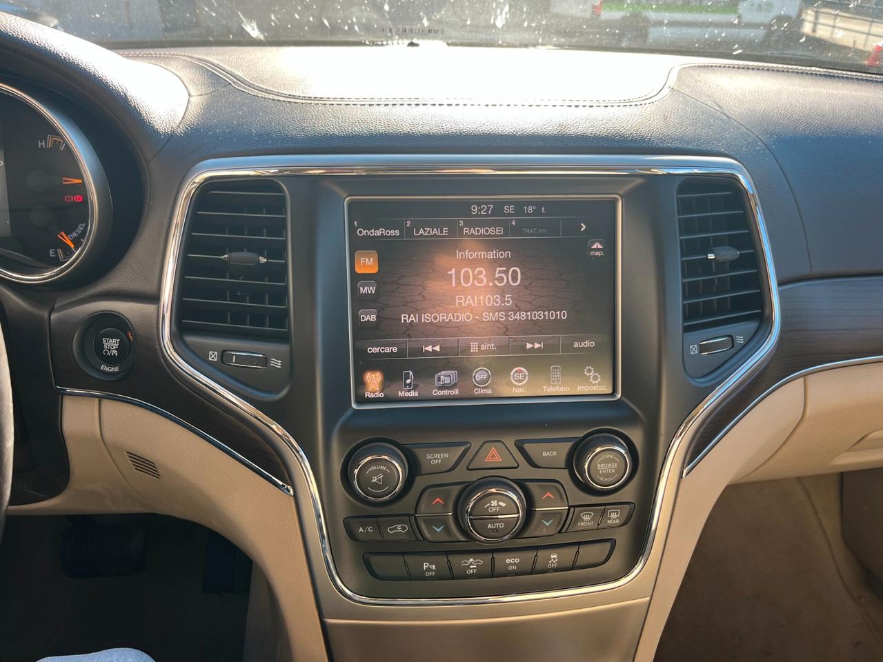 Jeep Grand Cherokee 3.0 V6 CRD 250 CV Multijet II Overland