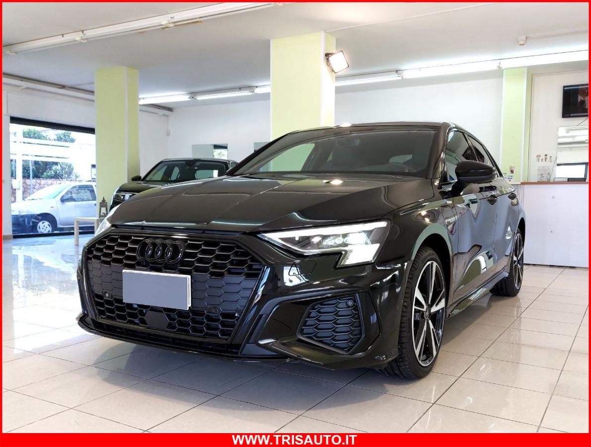 AUDI A3 SPB 40 1.4 Tfsi e 204cv PHEV Identity Black S-line MY24 KM ZERO!!! IVATA