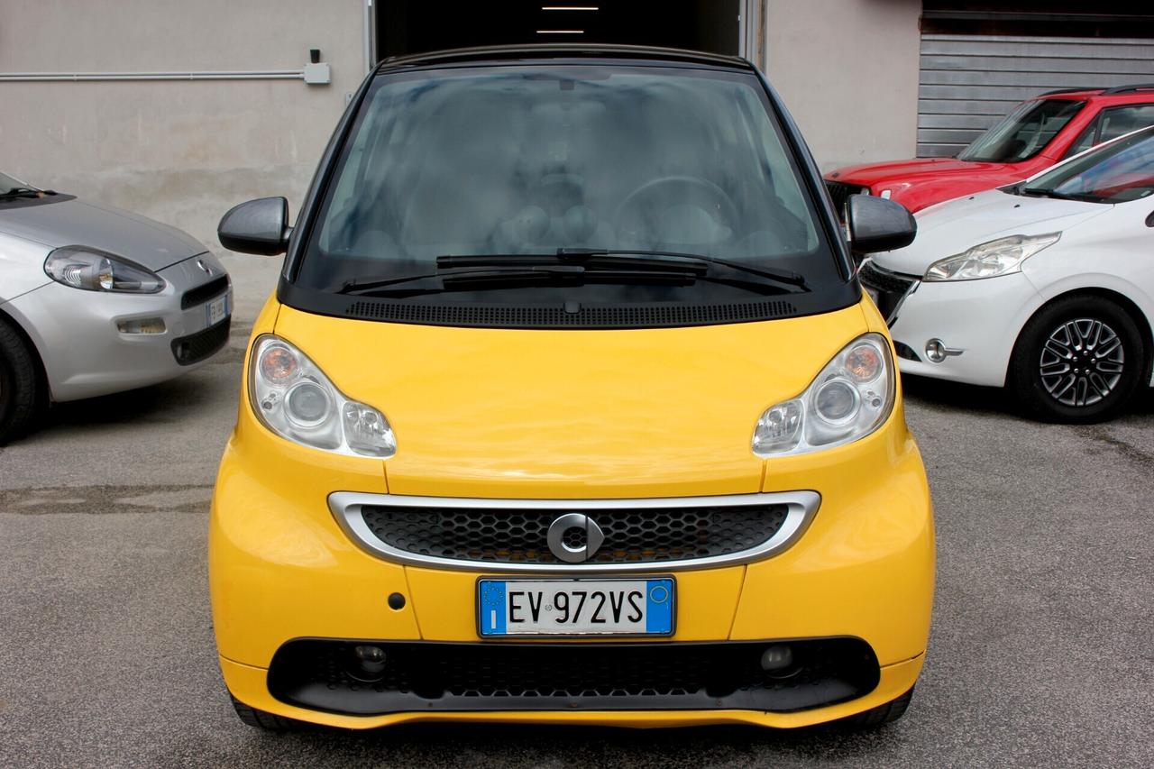 smart forTwo 1.0 mhd Pulse 71cv SERVOSTERZO MIX PELLE GARANZIA 12 MESI KM REALI CERTIFICATI