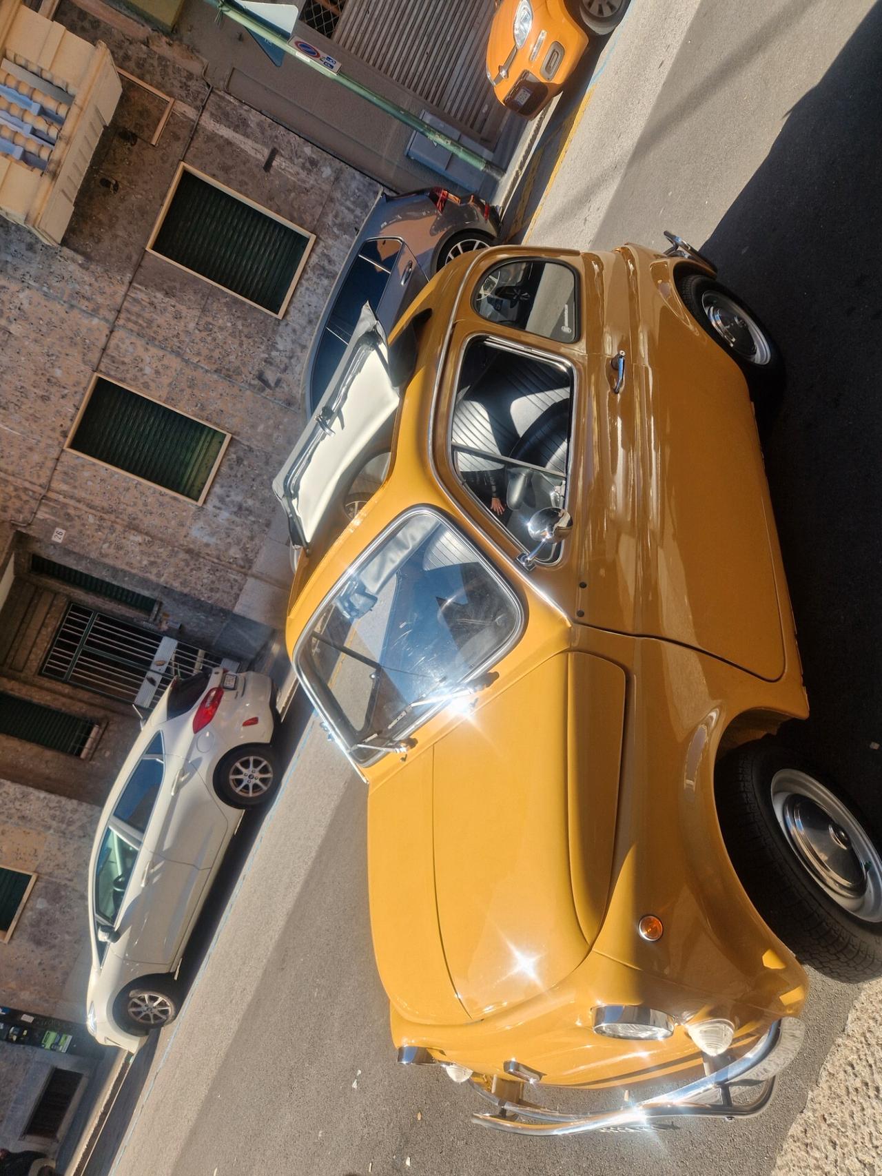 Fiat 500L 1971 targhe originali restaurata