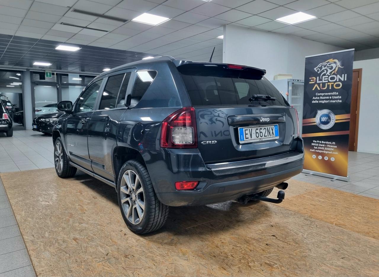 JEEP COMPASS 2.2 CRD 163CV LIMITED 4WD GANCIO TRAINO