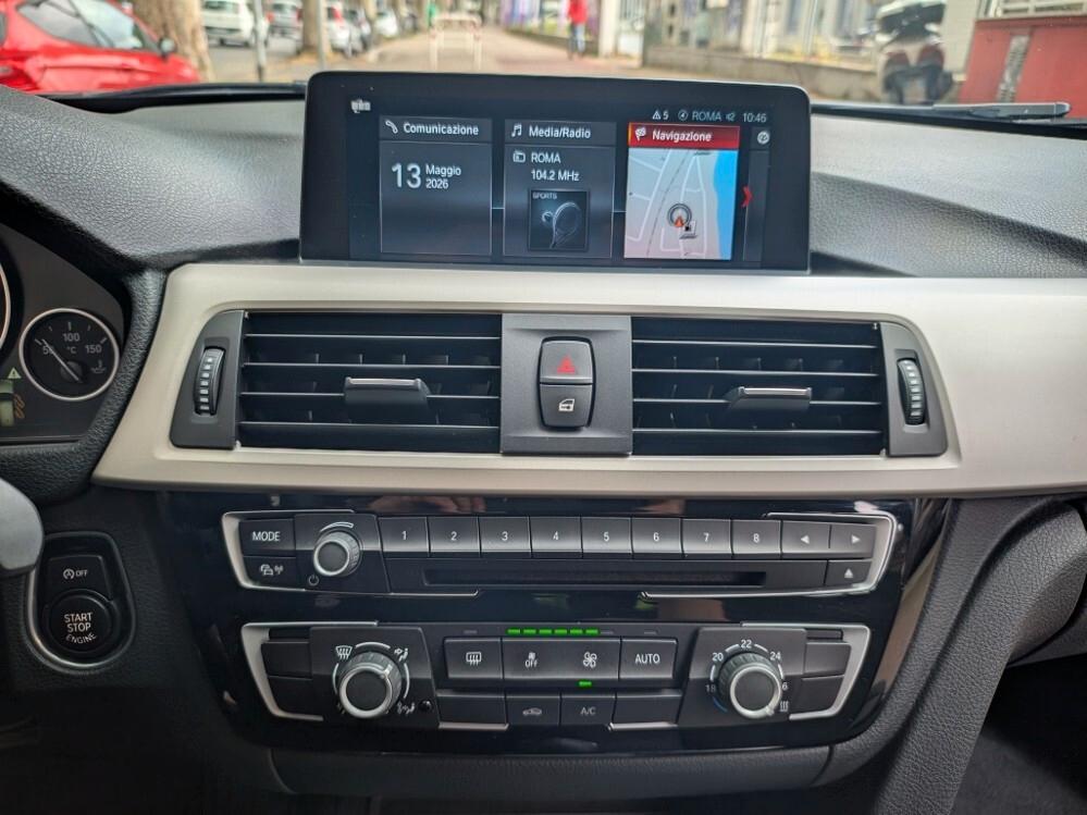 Bmw 318 2.0 TDI SW AUTOMATICA TAGLIANDI UNIPRO' EURO 6