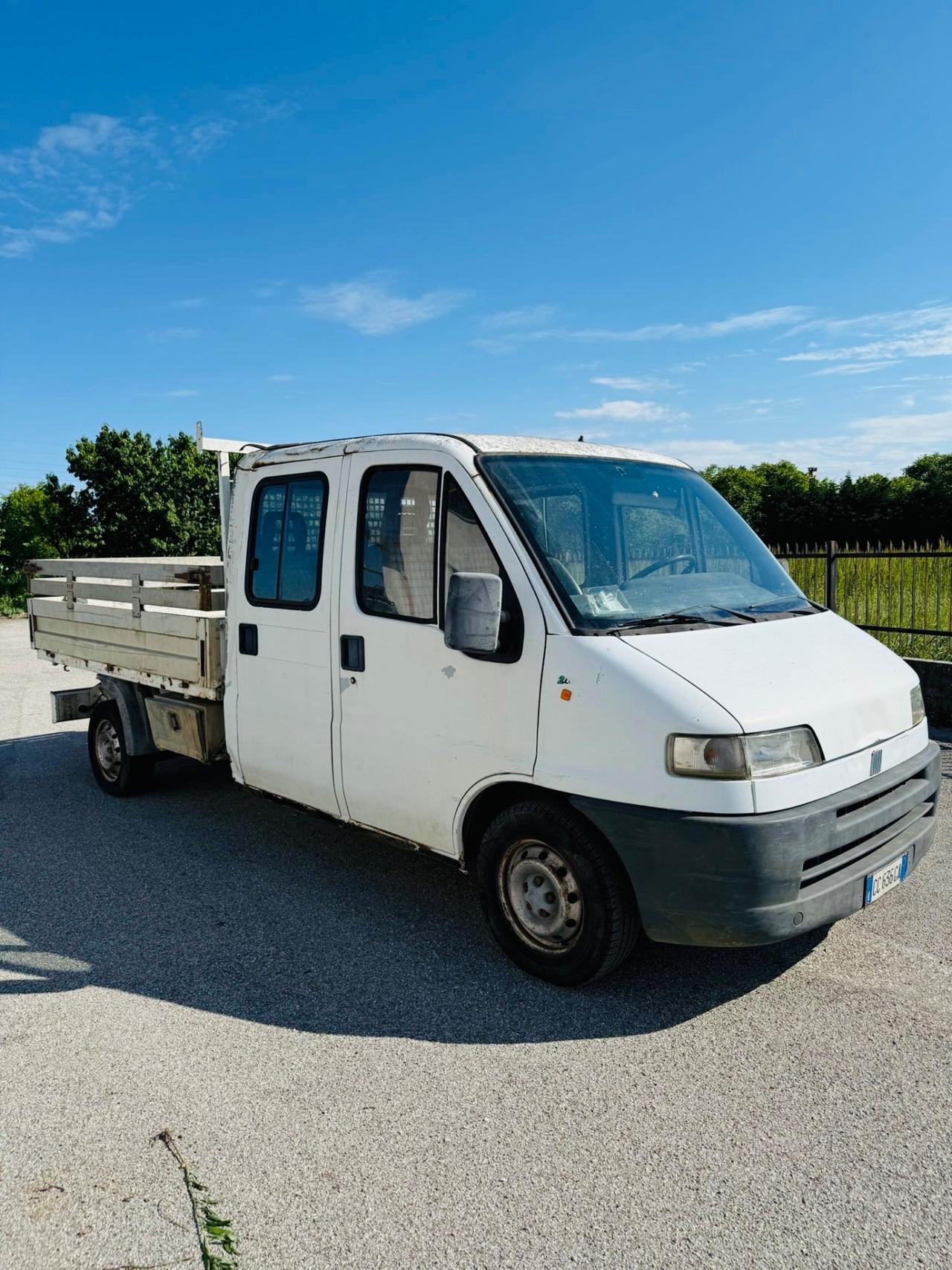 FIAT DUCATO 2.5 TDI 1996 7 POSTI CASSONE FISSO MOTORE OK