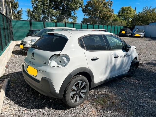 Citroen C3 2024 Max incidentata sinistrata