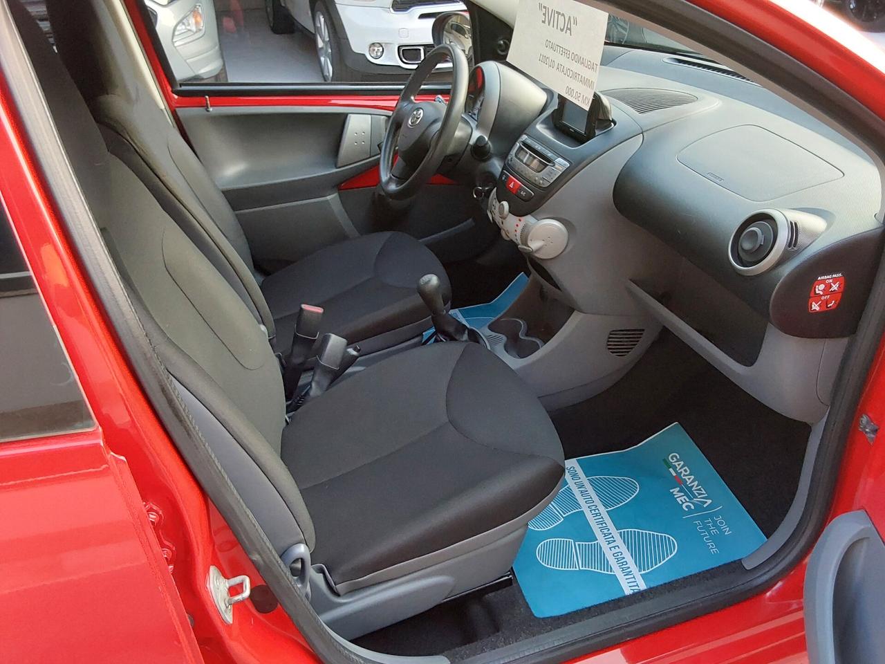 Toyota Aygo 1.0 68 CV ACTIVE 5 Porte Km 50.000