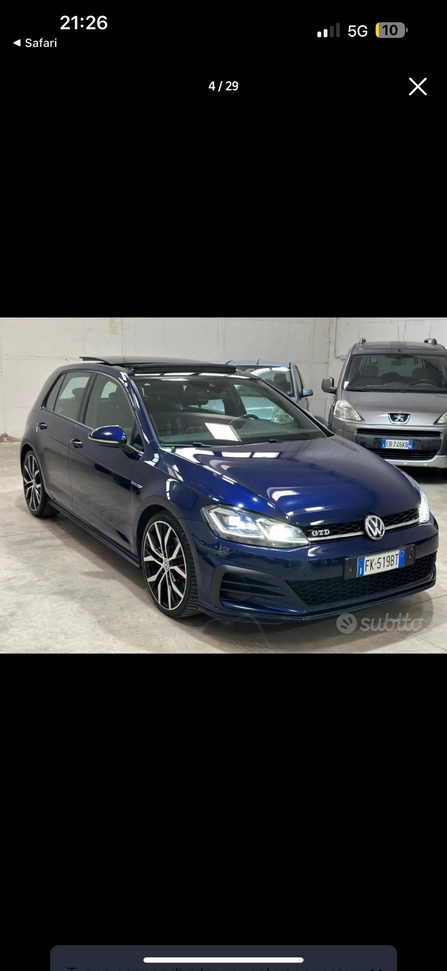 Volkswagen Golf GTD 2.0 TDI 5p. BlueMotion Technology