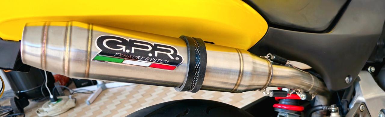 Scarico Gpr Deeptone omologato hornet 600 in acciaio inox