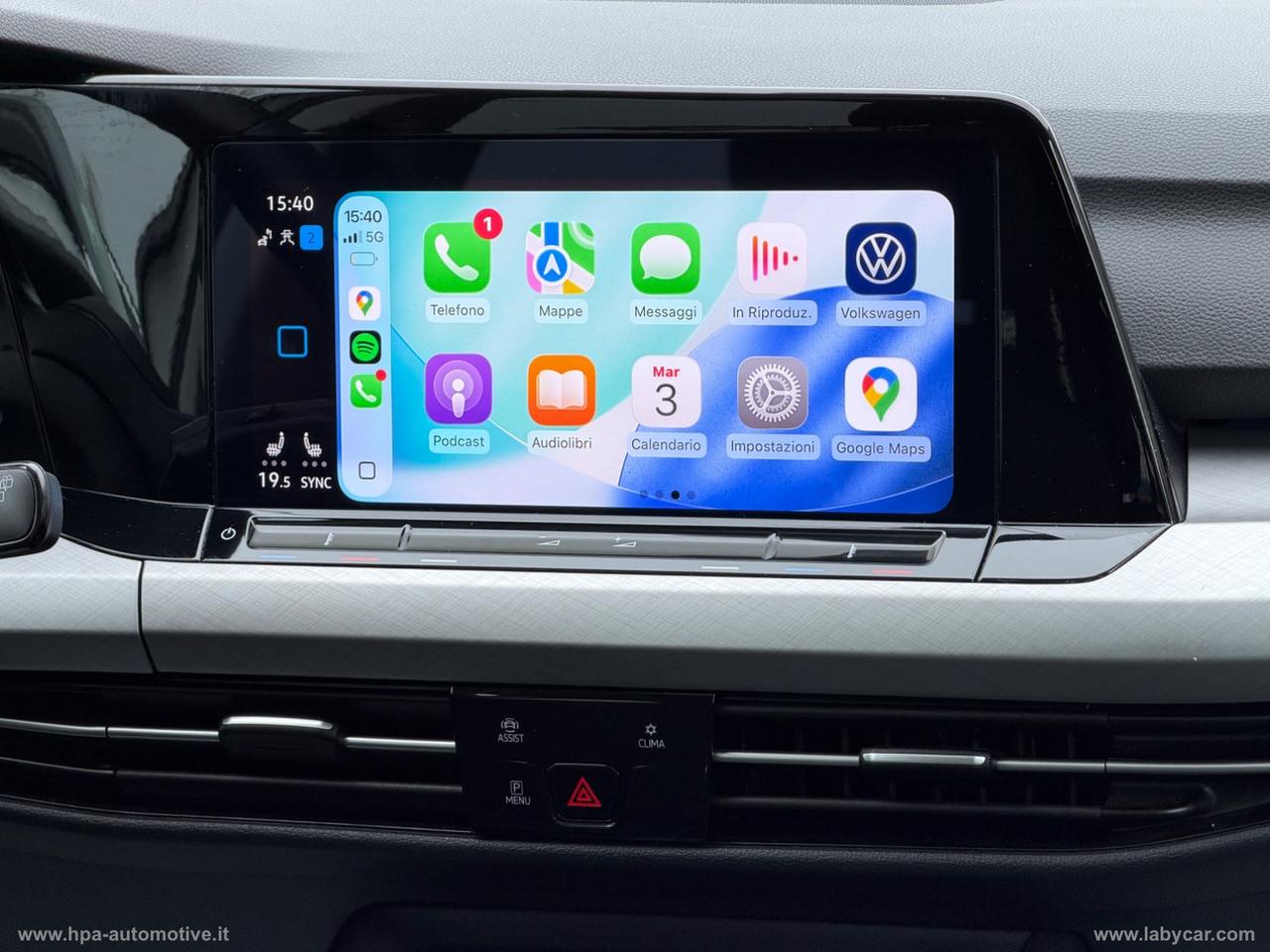 VOLKSWAGEN Golf 2.0TDI 150CV TETTO LED IQ-LIGHT NAVI RETROCAMERA