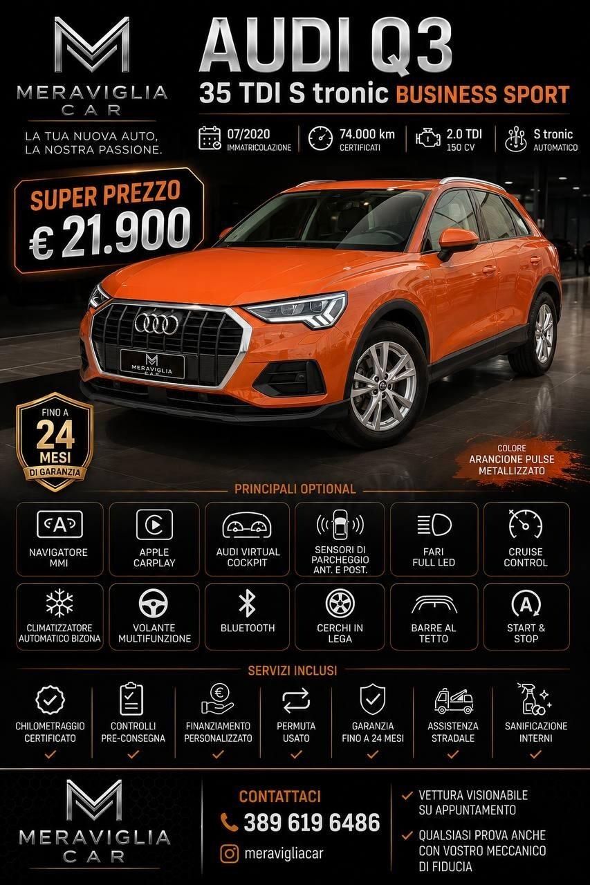 Audi Q3 2020 35 TDI S tronic Business Advanced