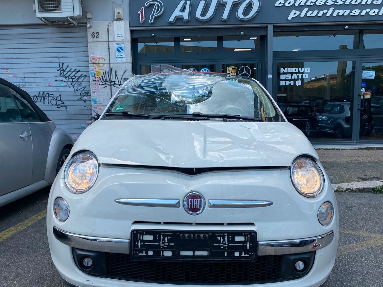 Fiat 500C 1.2 Rock CABRIO SINISTRATA INCIDENTATA MECCANICA OK