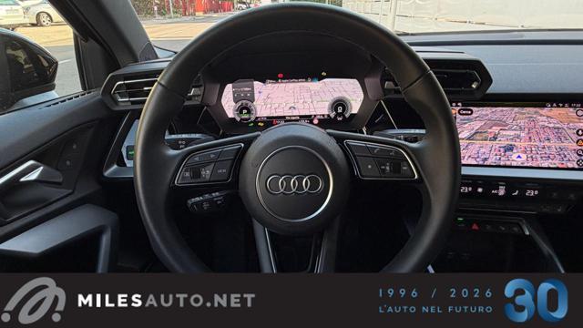 AUDI A3 40 TFSIe plug-in 140 km autonomia SONOS ACC