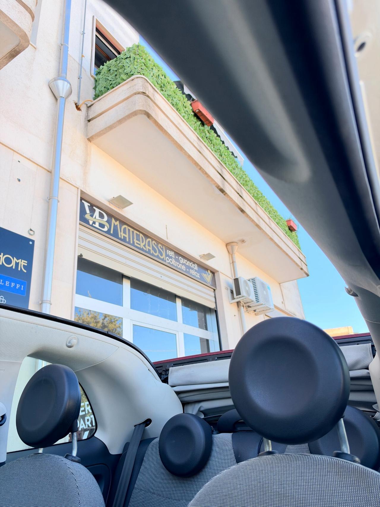Fiat 500 1.2 CABRIO MODELLO Lounge 69cv ADATTA PER NEO PATENTATI,CON BLOCK SHAFT,USB,BLUETOOTH