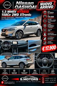 Nissan Qashqai 1.3 Hybrid 158Cv Solo 100.000Km-2022