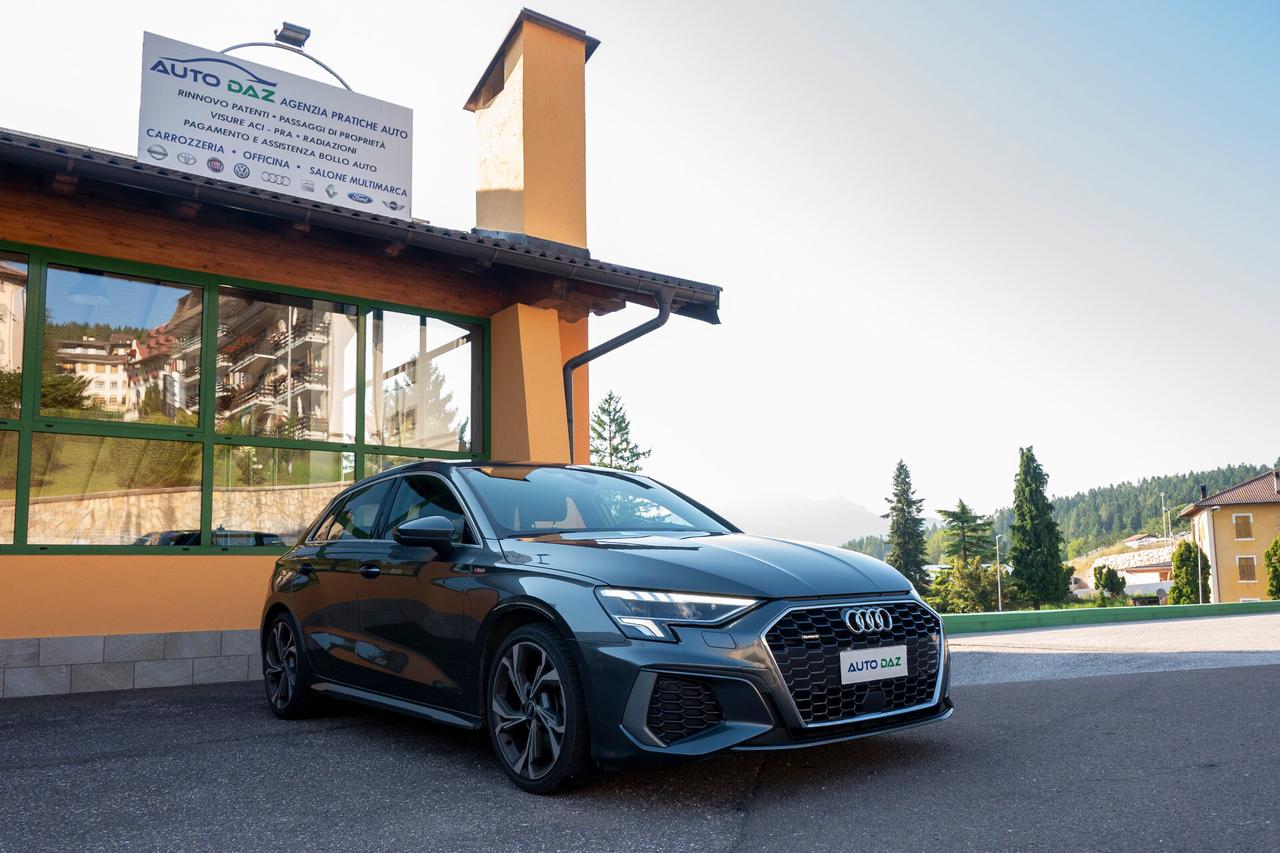 Audi A3 2.0 TDI quattro S line 200CV - UNIPROPRIETARIO